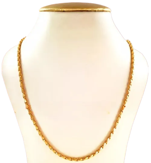 Wheat Model Gold Chain Design Daily Wear One Gram Gold Plated with Guarantee Chain .
